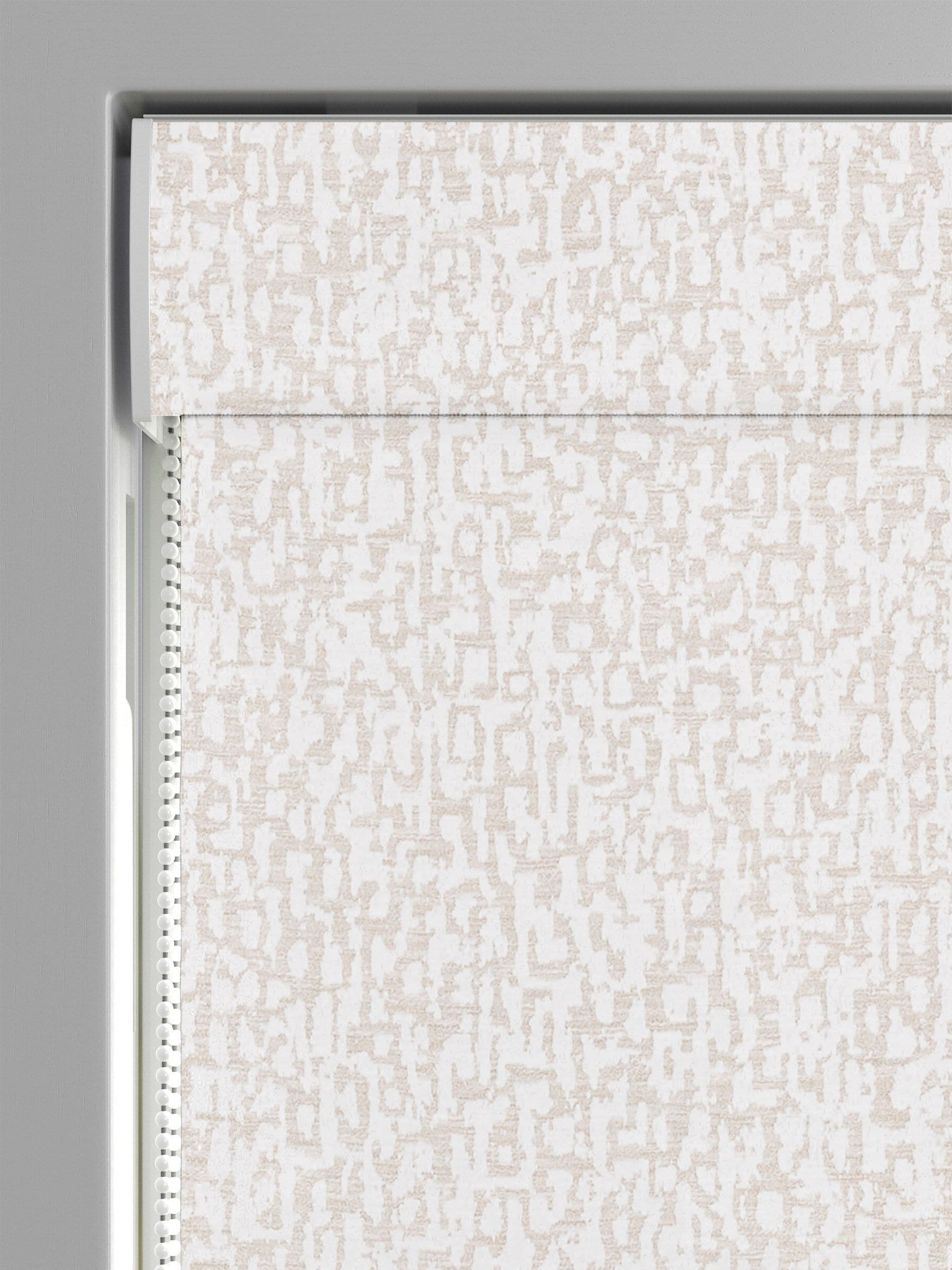 Marcus cream Roman blind, imported from the UK