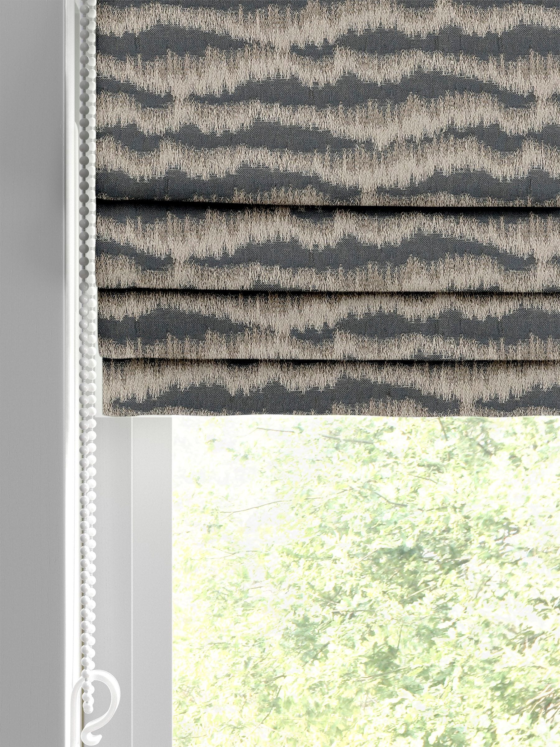 Motte grey roman blind made to measure, imported from the UK