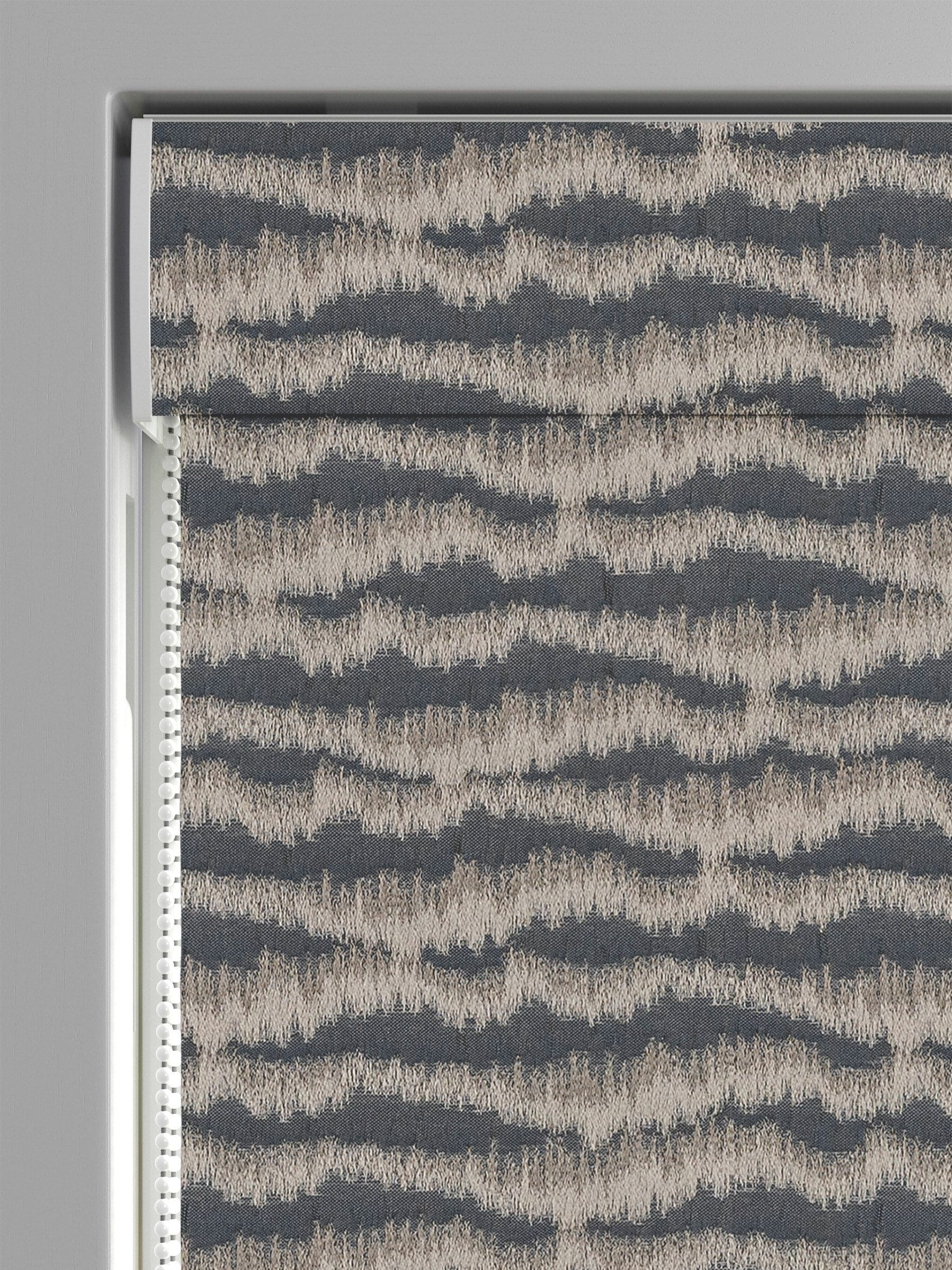 Motte grey roman blind made to measure, imported from the UK