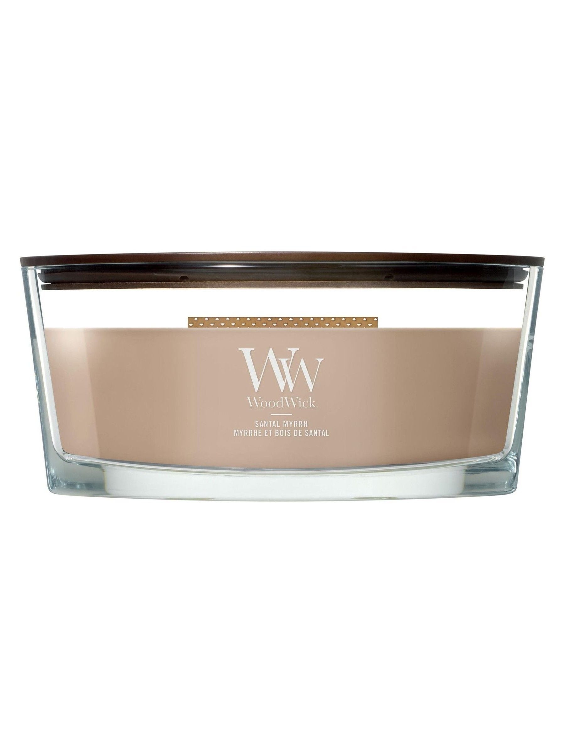 Woodwick Beige Ellipse Candle - British product
