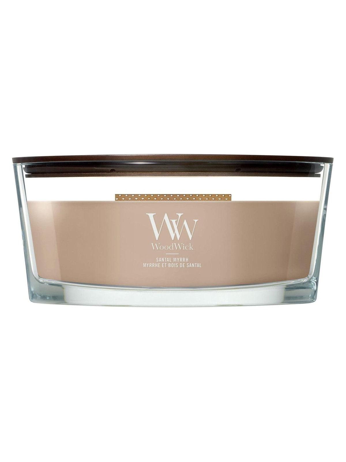 Woodwick Beige Ellipse Candle - British product
