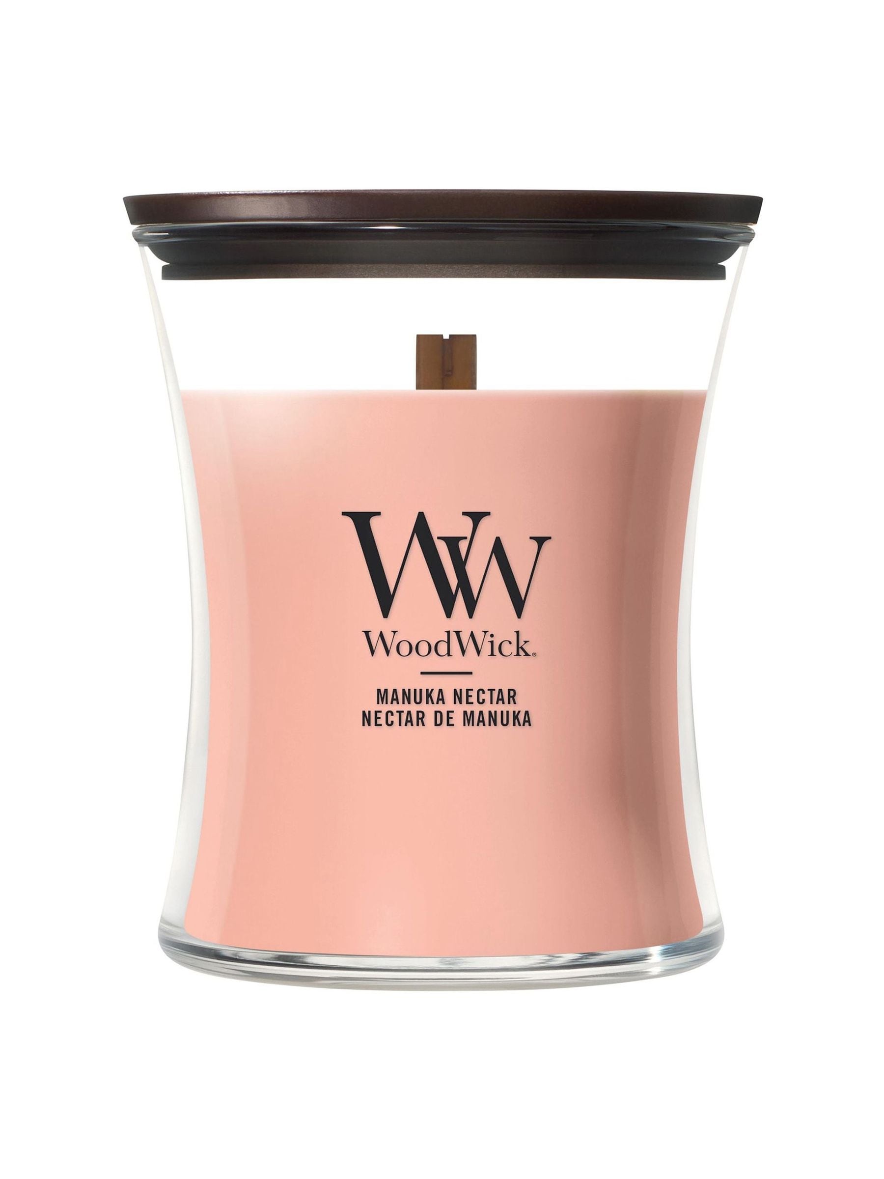 Woodwick orange hourglass large candle, UK version
