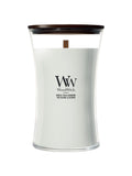 Woodwick hourglass candle White Tea & Jasmine medium - British product