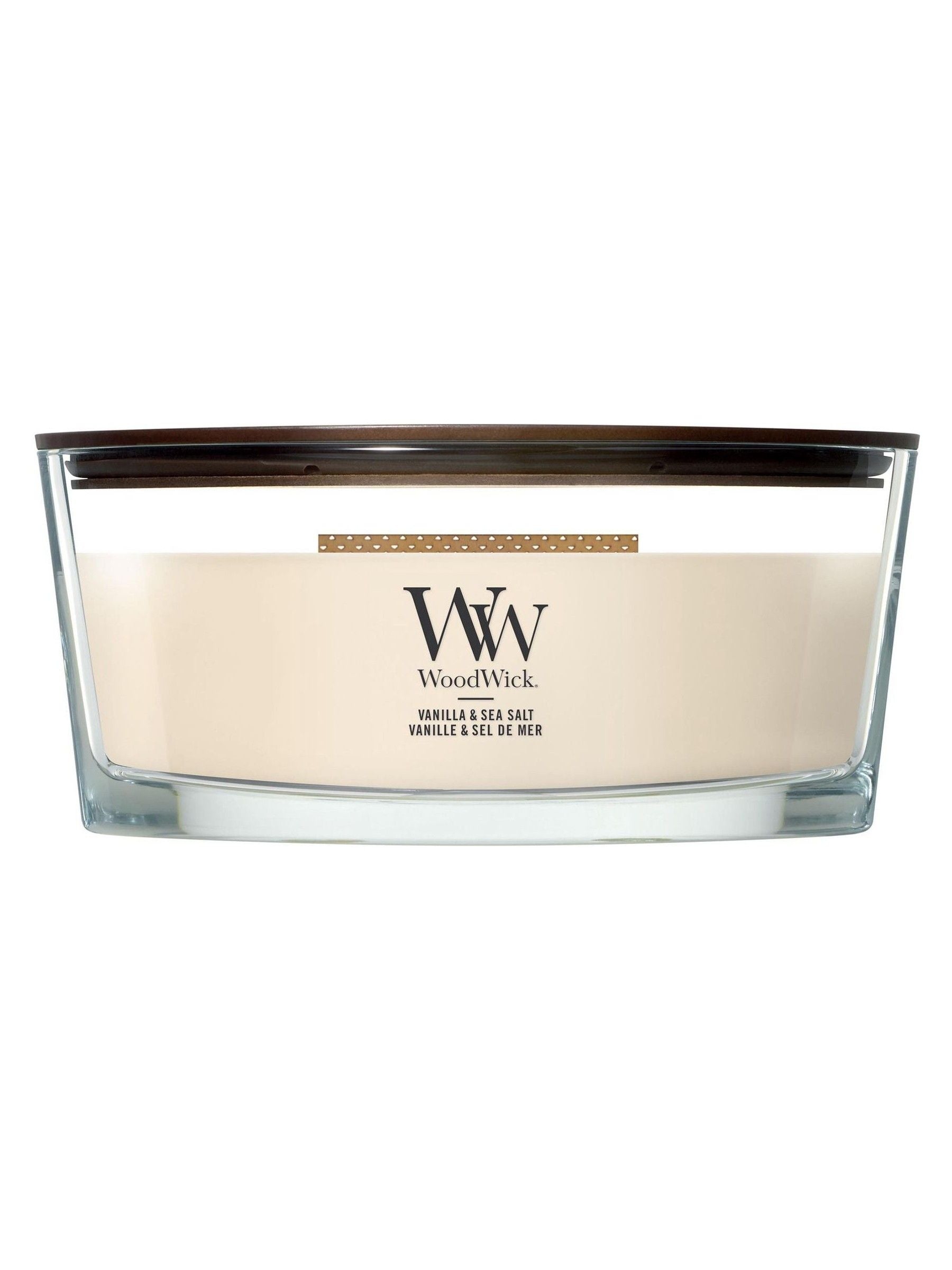 Woodwick ellipse candle vanilla sea salt 9cm - British product