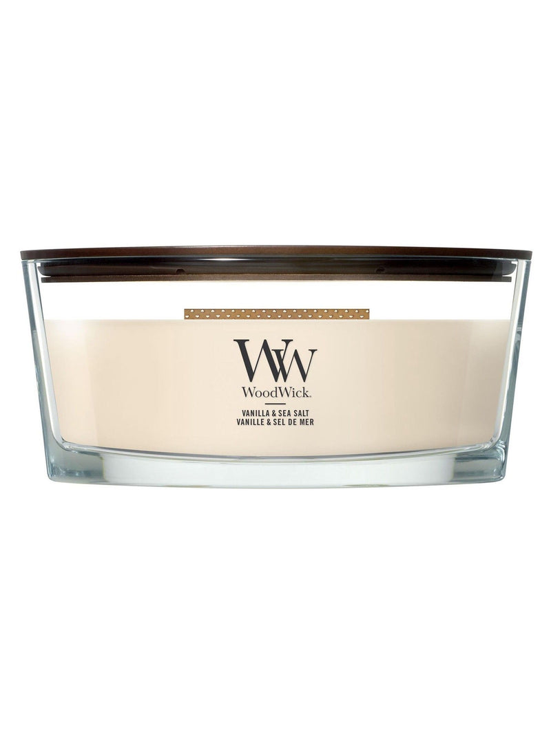 Woodwick ellipse candle vanilla sea salt 9cm - British product