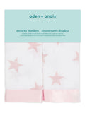 Aden + Anais pink muslin security blanket 2 pack, imported from the UK