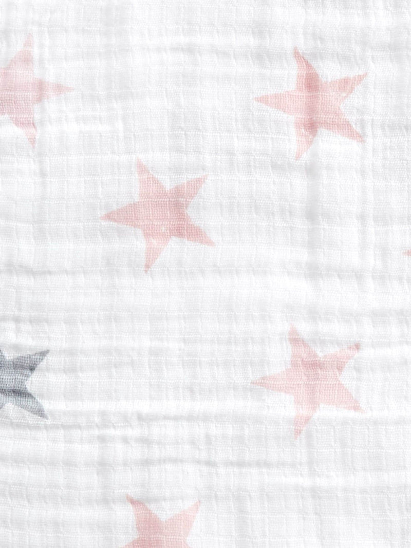 Aden + Anais pink muslin security blanket 2 pack, imported from the UK