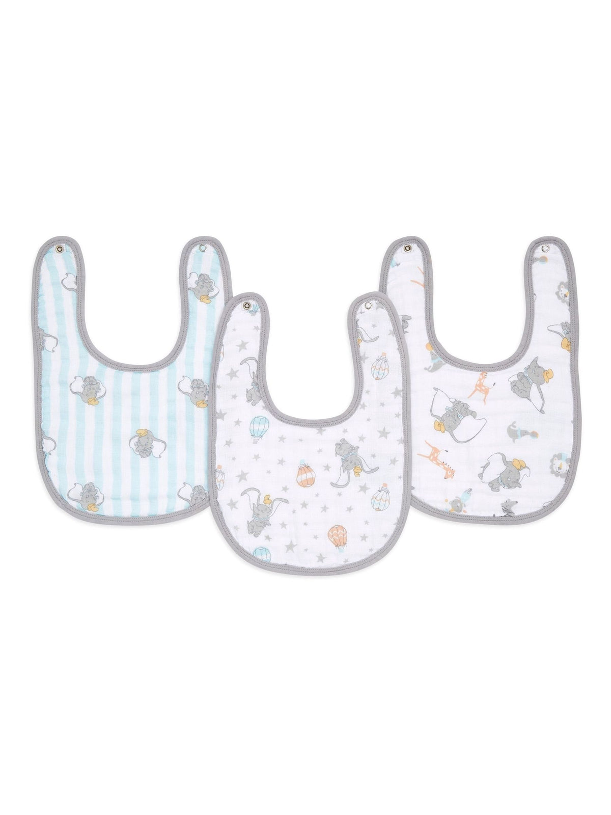 Aden + Anais Dumbo muslin bibs 3 pack, UK version