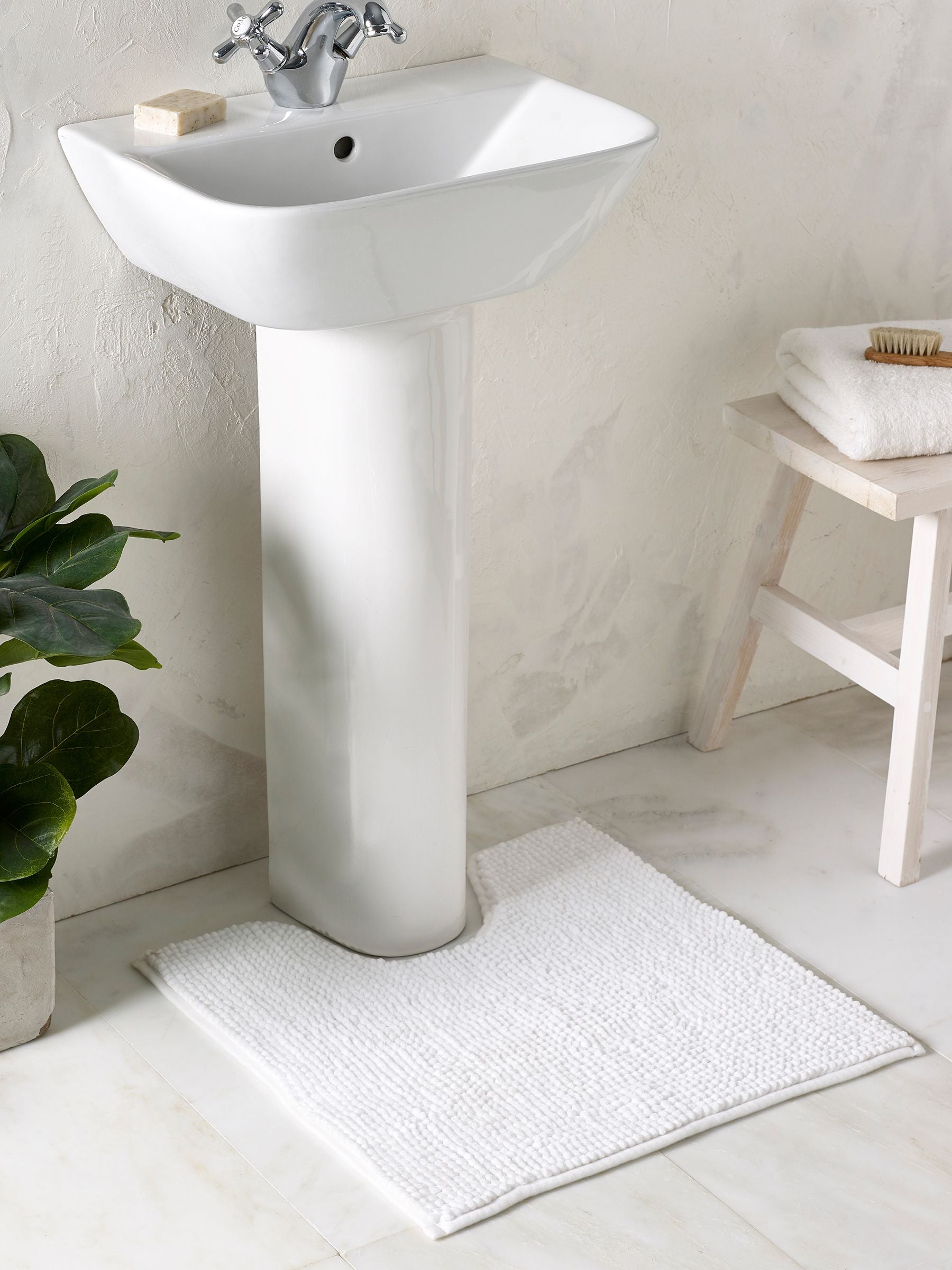 Sage Green Bobble Bath Mat