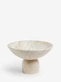 Marble effect resin decorative bowl 30cm diameter, imported from the UK