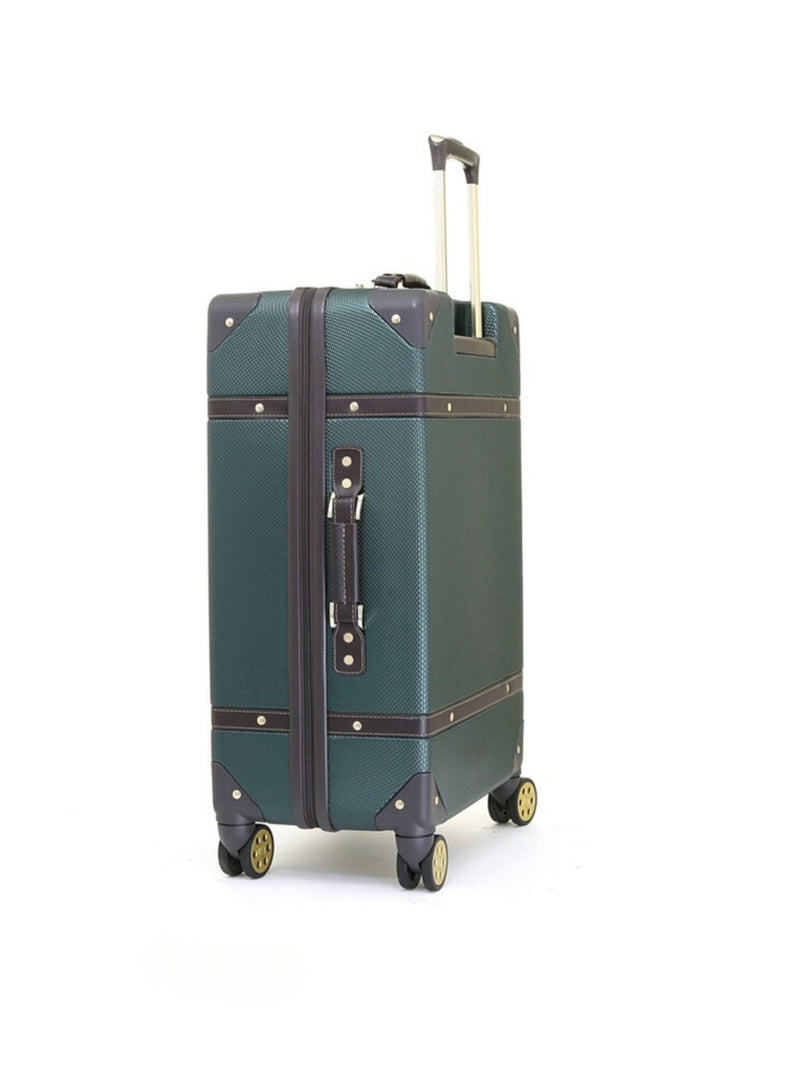 Rock Luggage Emerald Green Vintage Medium Suitcase
