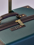 Rock Luggage Emerald Green Vintage Medium Suitcase