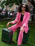 Rock Luggage Emerald Green Vintage Medium Suitcase