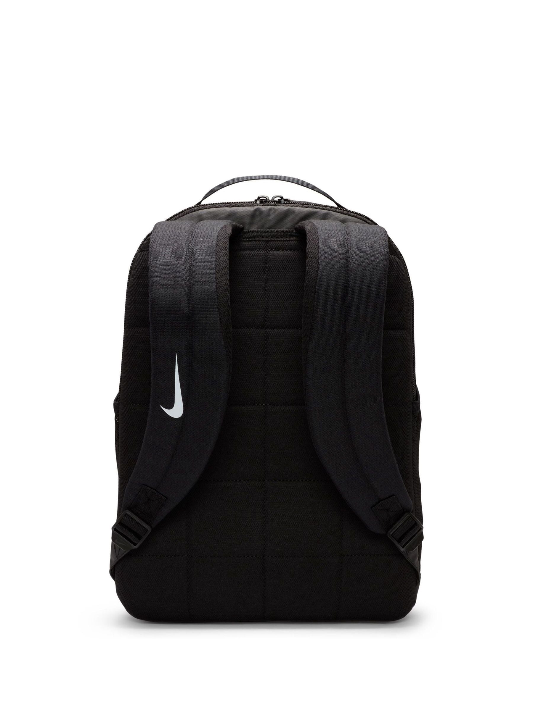 Nike Brasilia backpack black white all-over print, UK version