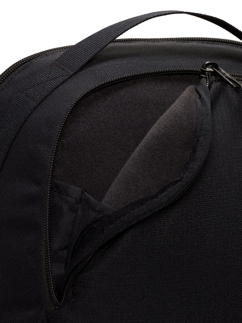 Nike Brasilia backpack black white all-over print, UK version