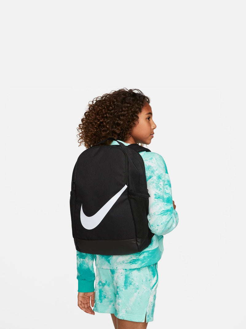 Nike Brasilia backpack black white all-over print, UK version