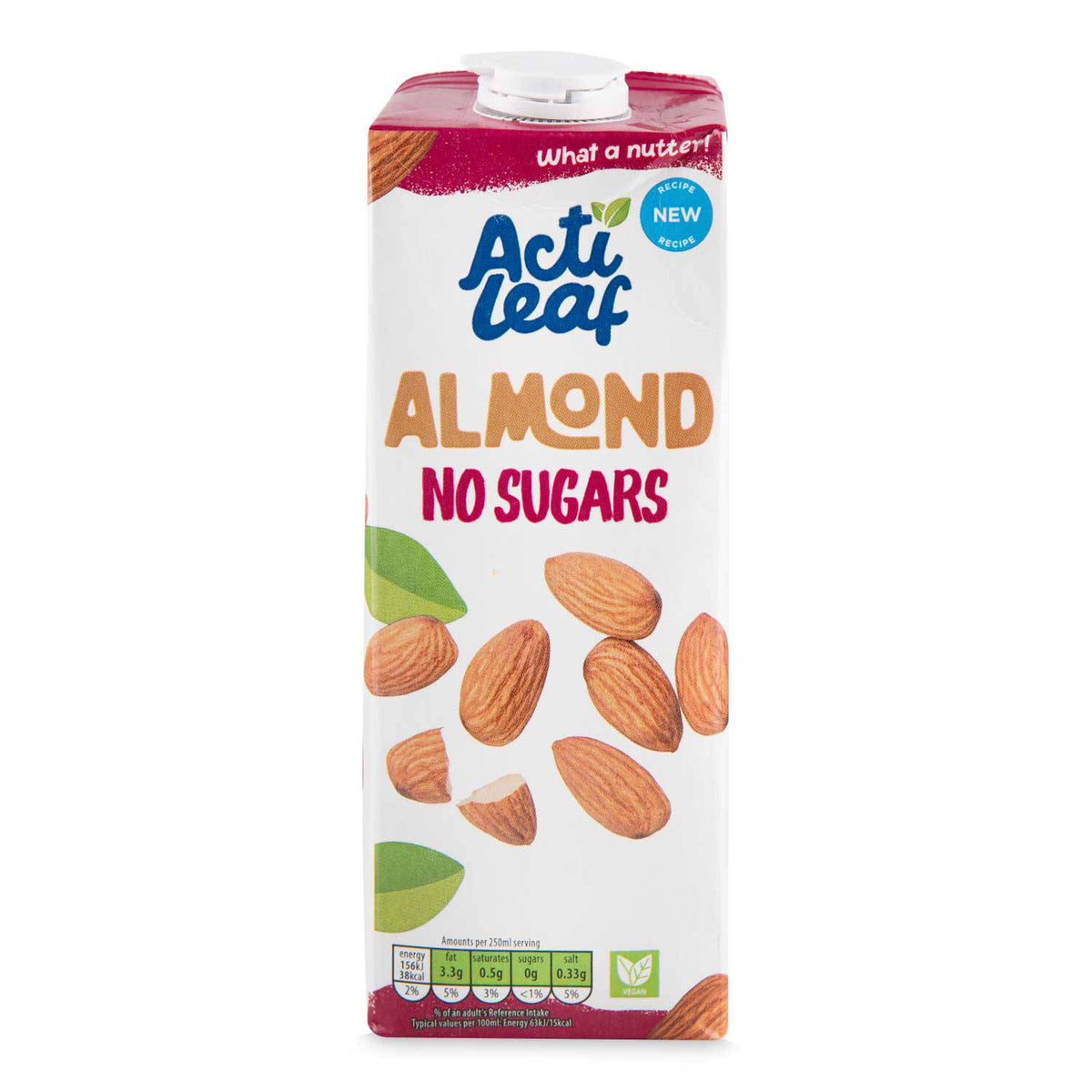 Unsweetened UHT plant based almond drink - British product