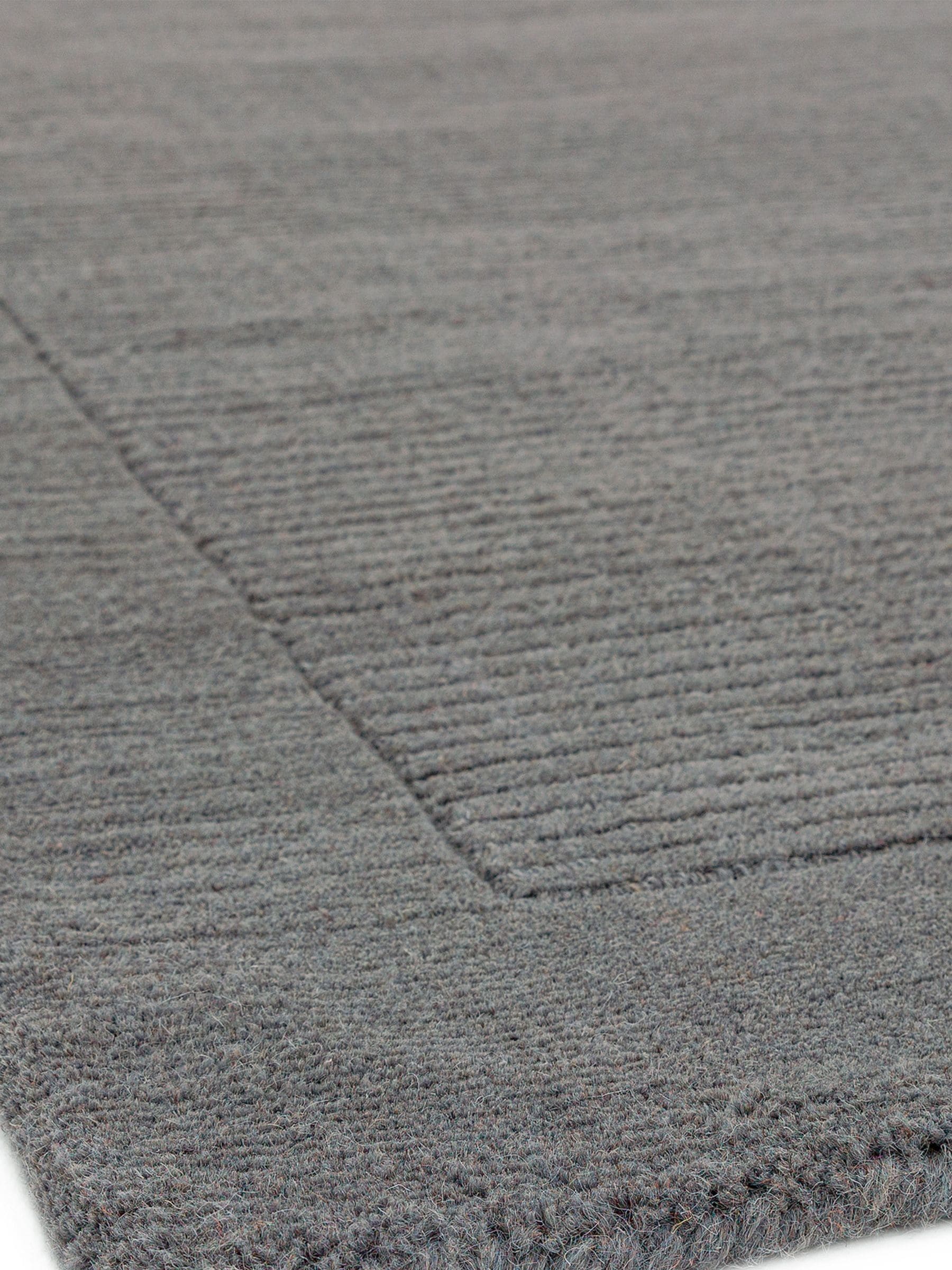Asiatic Rugs grey wool runner rug 240x68cm (British brand)