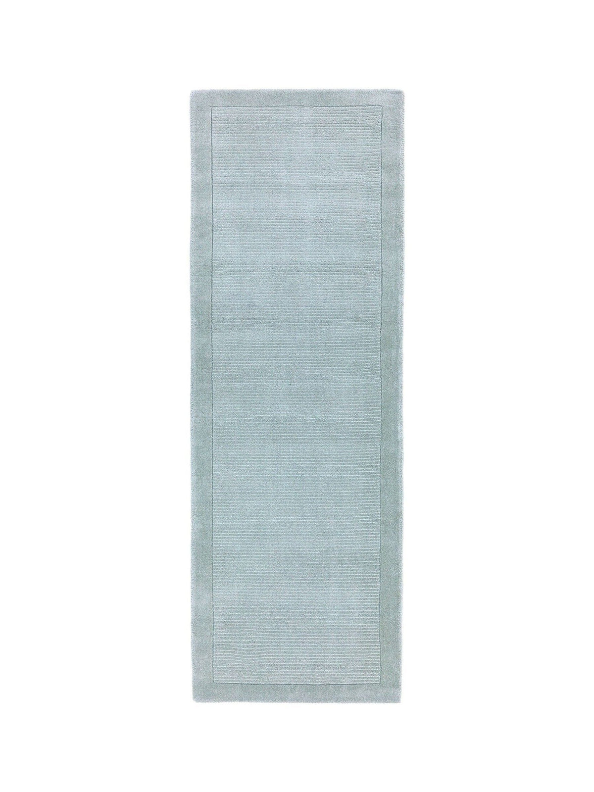 Asiatic Rugs wool runner rug duck egg blue 240x68cm (British brand)