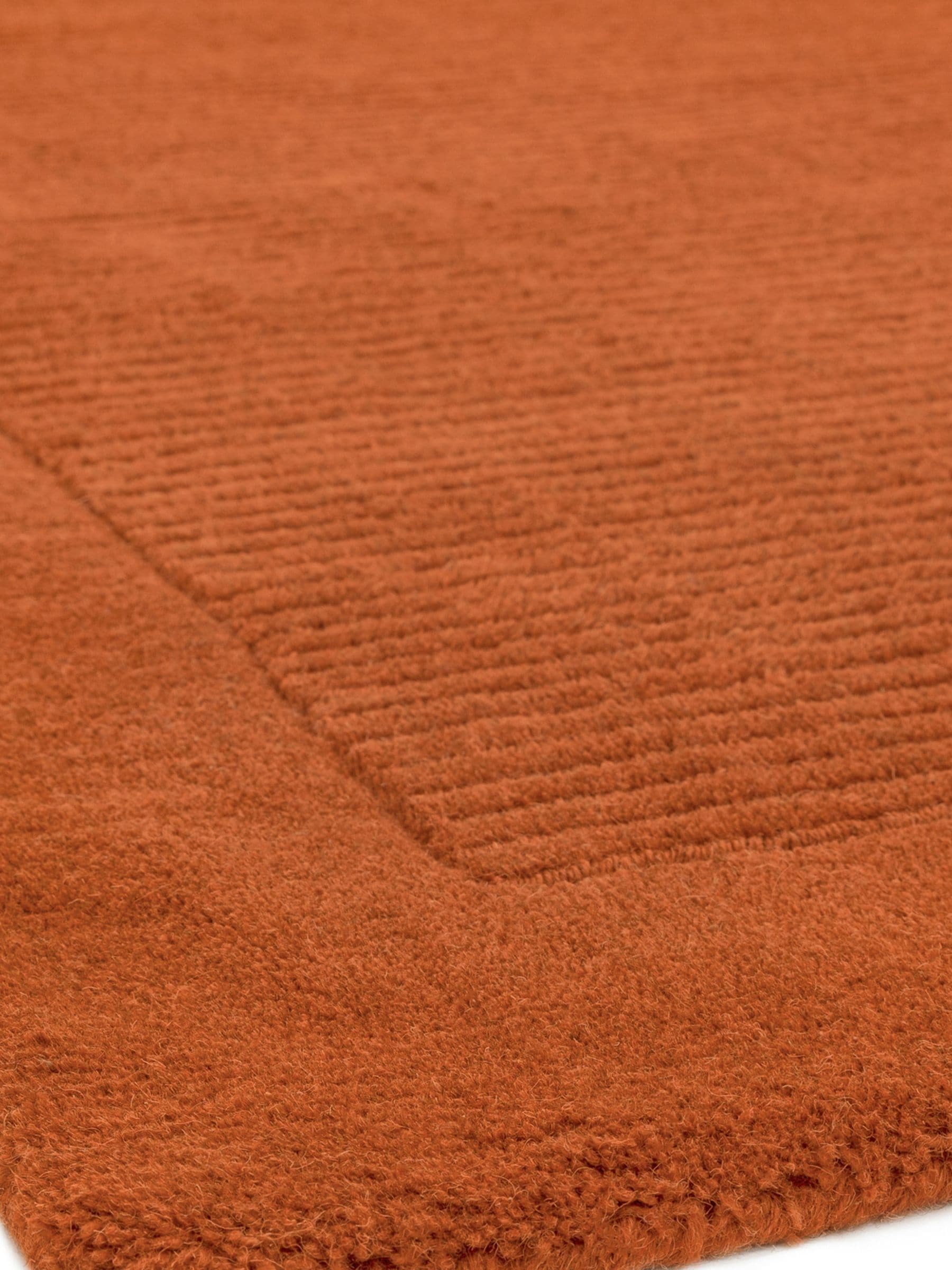 Asiatic Rugs terrakotta oranger Woll-Läuferteppich (britische Marke)