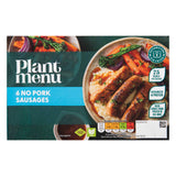 No pork vegan sausages 6 pack 270g frozen - British product