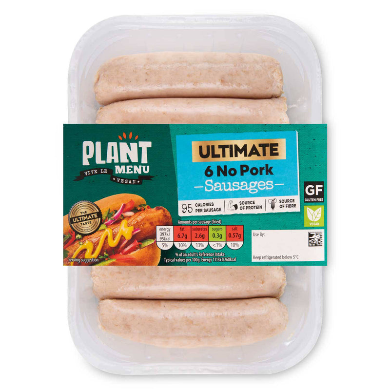 Ultimate Sausages free from peanuts, UK version