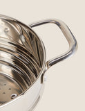 Stainless Steel Steamer for 16-20cm pans (British brand)