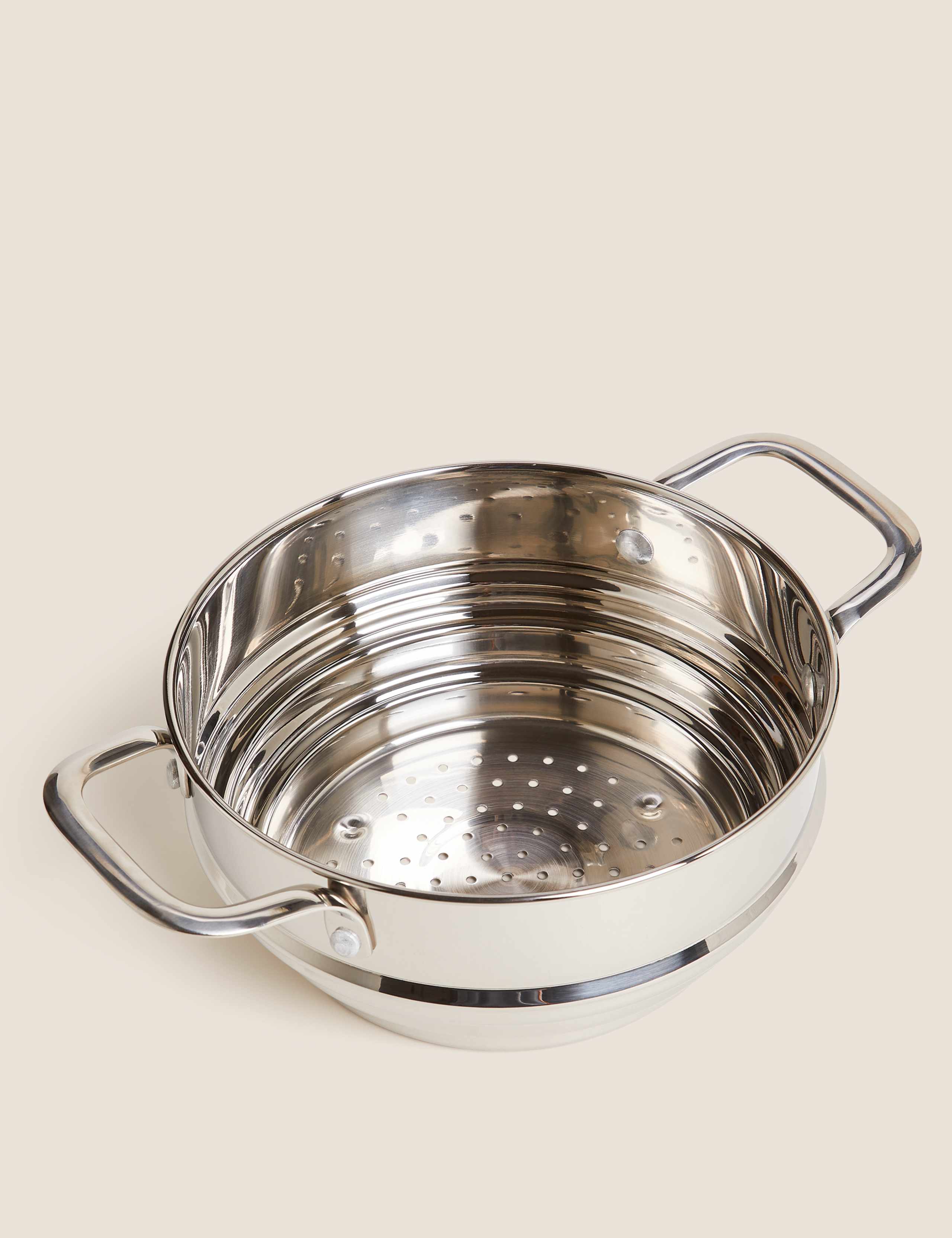 Stainless Steel Steamer for 16-20cm pans (British brand)
