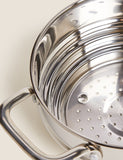 Stainless Steel Steamer for 16-20cm pans (British brand)