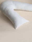 V-Shaped Medium Pillow with Cotton Pillowcase (British brand)