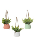 Everlands hanging artificial plants set of 3 (British brand)