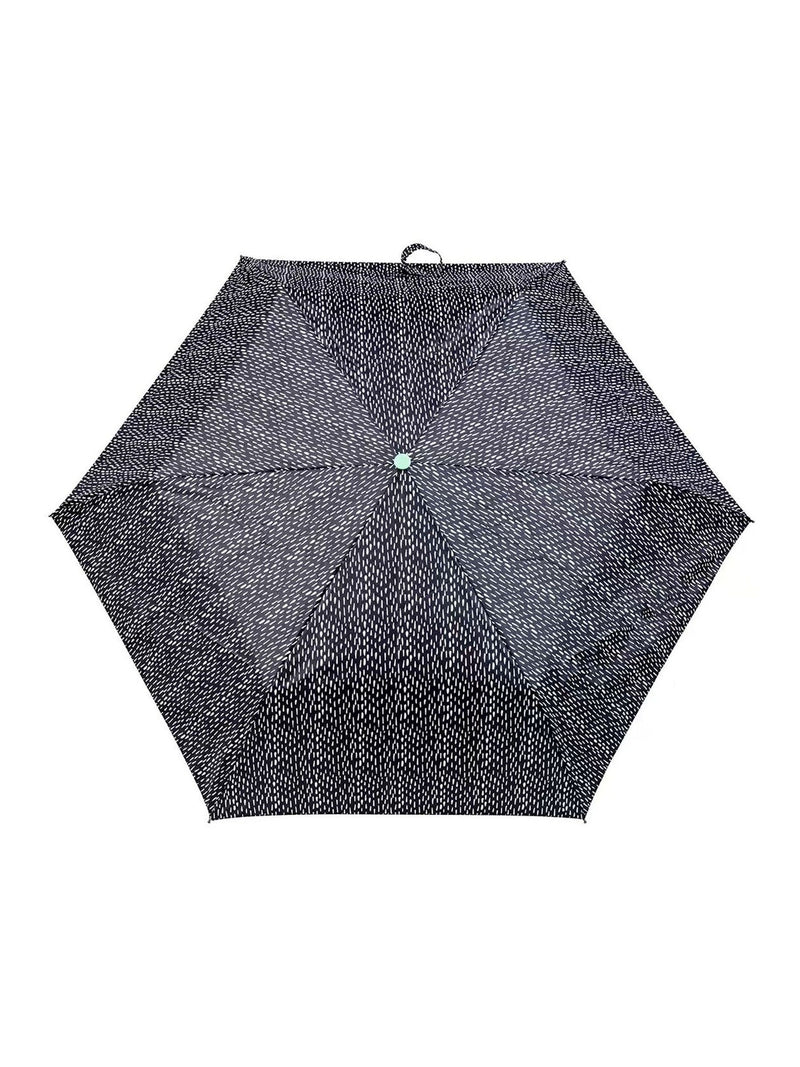 Totes Black Supermini Print Umbrella