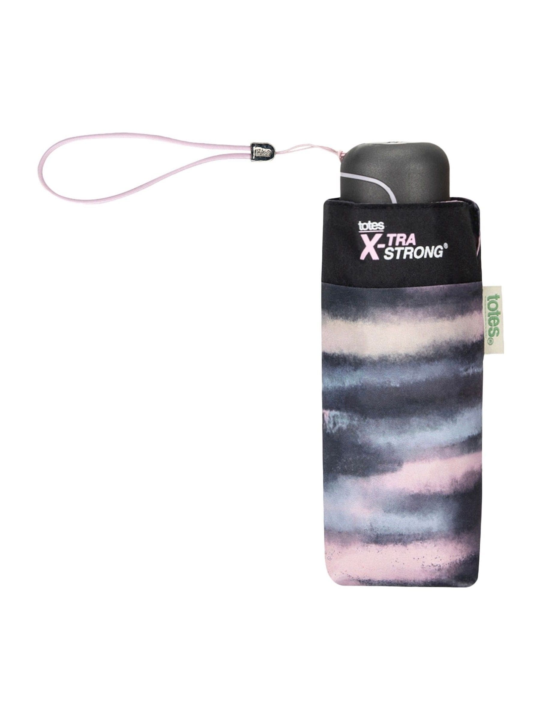 Totes Xtra Strong mini floral umbrella, imported from the UK