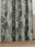 Wylder Ophelia floral jacquard pencil pleat curtains - British product