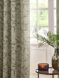 Paoletti bamboo jacquard eyelet curtains, UK version