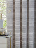 Paoletti silver jupiter chenille jacquard eyelet curtains, UK version