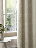 Paoletti Manhattan velvet eyelet curtains, imported from the UK