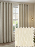Paoletti Manhattan velvet eyelet curtains, imported from the UK