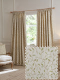 Voyage Maison green cervino floral jacquard curtains 229x183cm (British brand)