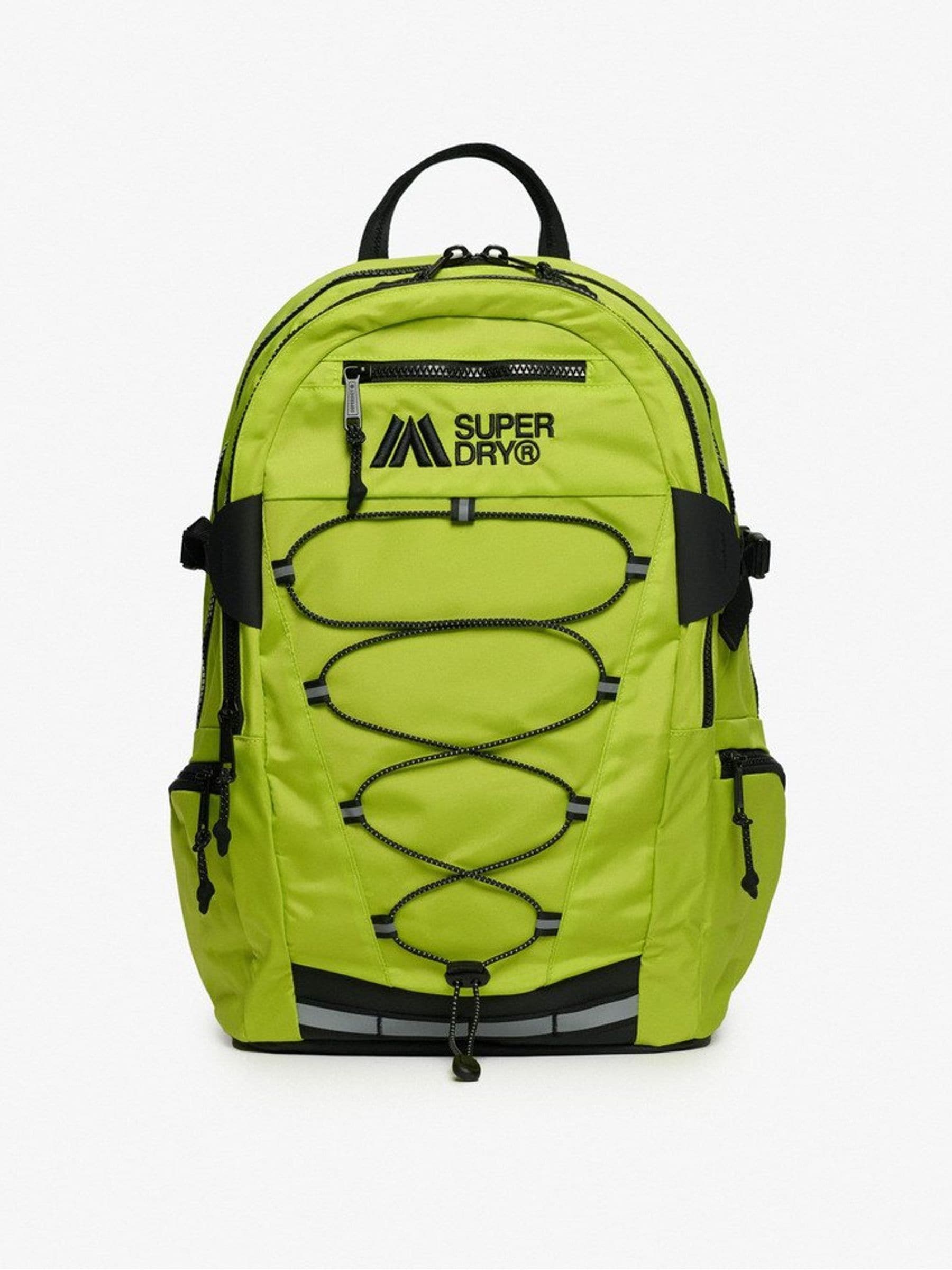 Superdry lime green backpack 28L, UK version