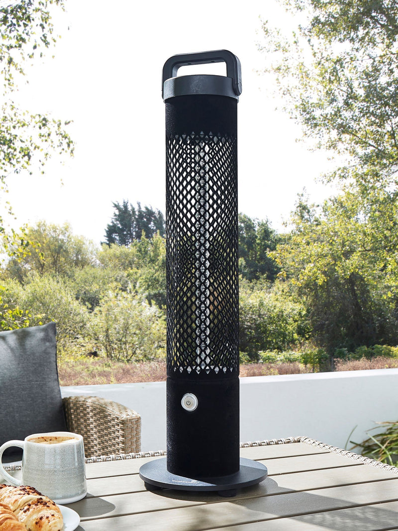 BHS Black Flocked Outdoor Heater 1200W - British product