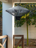 BHS Silver LED Patio Heater 2000W, imported from the UK