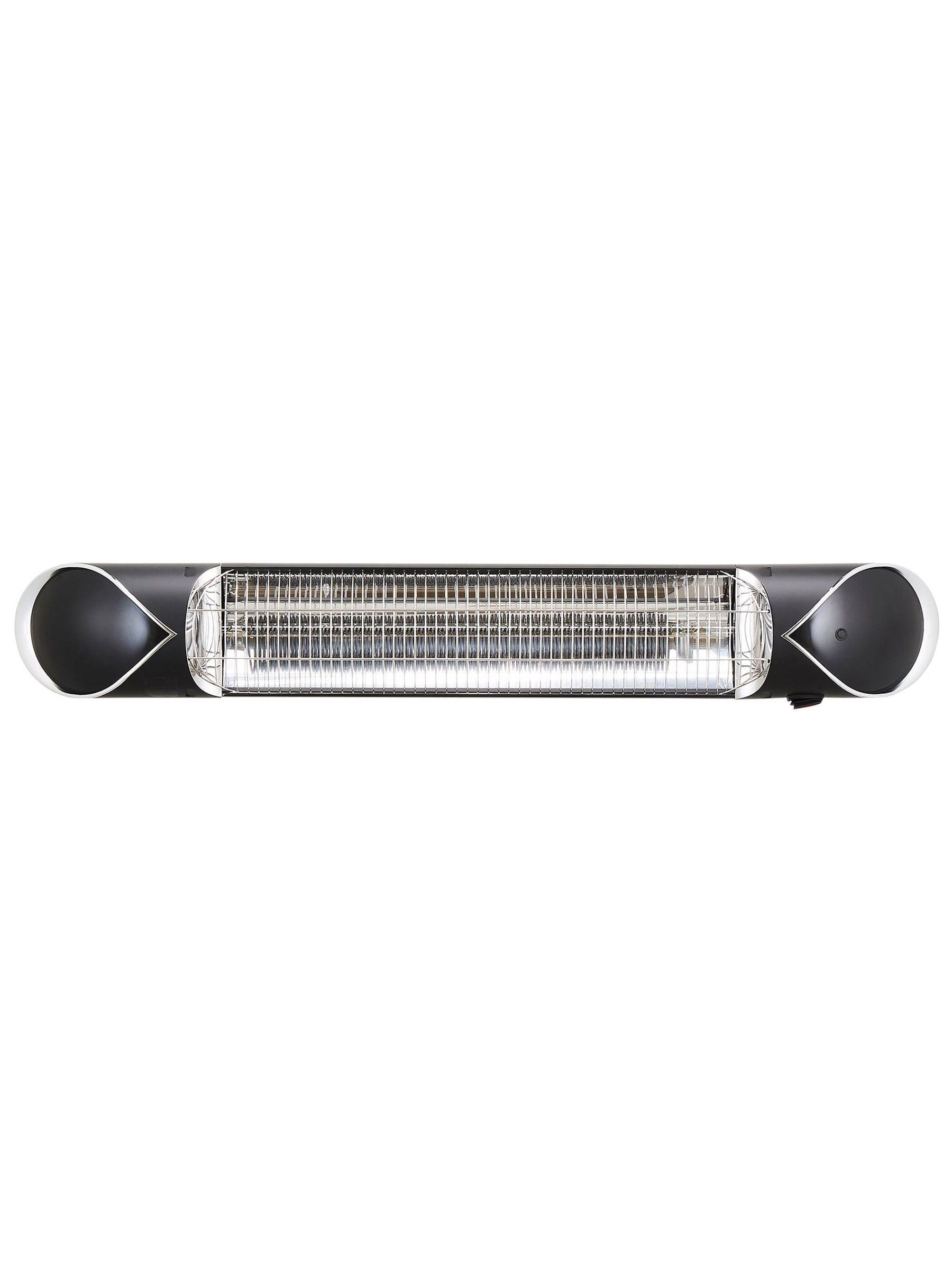 BHS black wall mount patio heater 2KW remote timer (British brand)