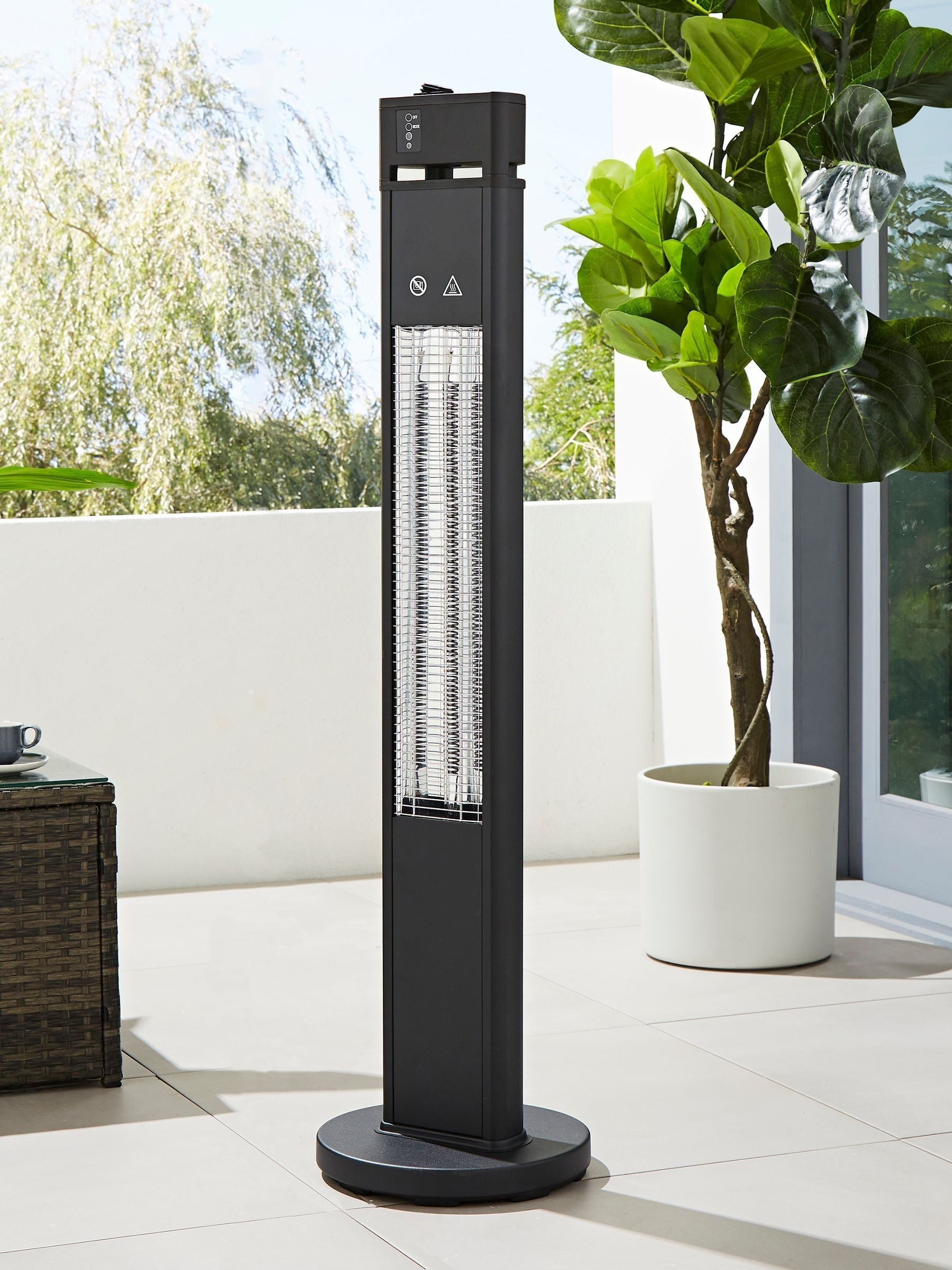 BHS Standing Patio Heater Black 1600W, UK version