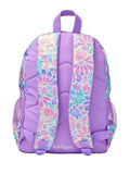 Smiggle Purple Bloom Classic Backpack, imported from the UK