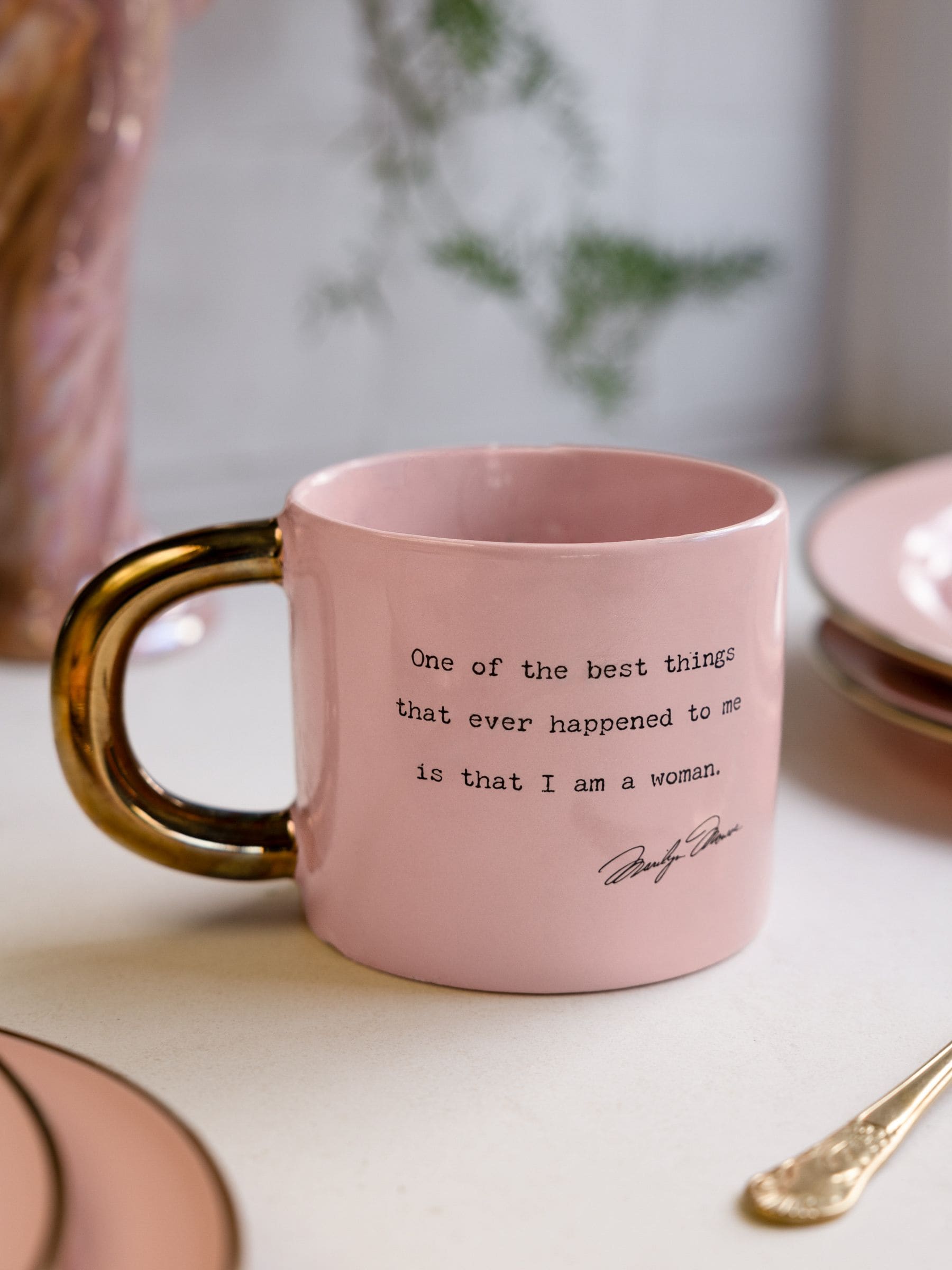 Rockett St George pink Marilyn Monroe mug (British brand)
