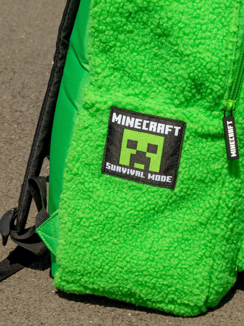 Vanilla Underground green furry backpack, imported from the UK