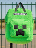 Vanilla Underground green furry backpack, imported from the UK