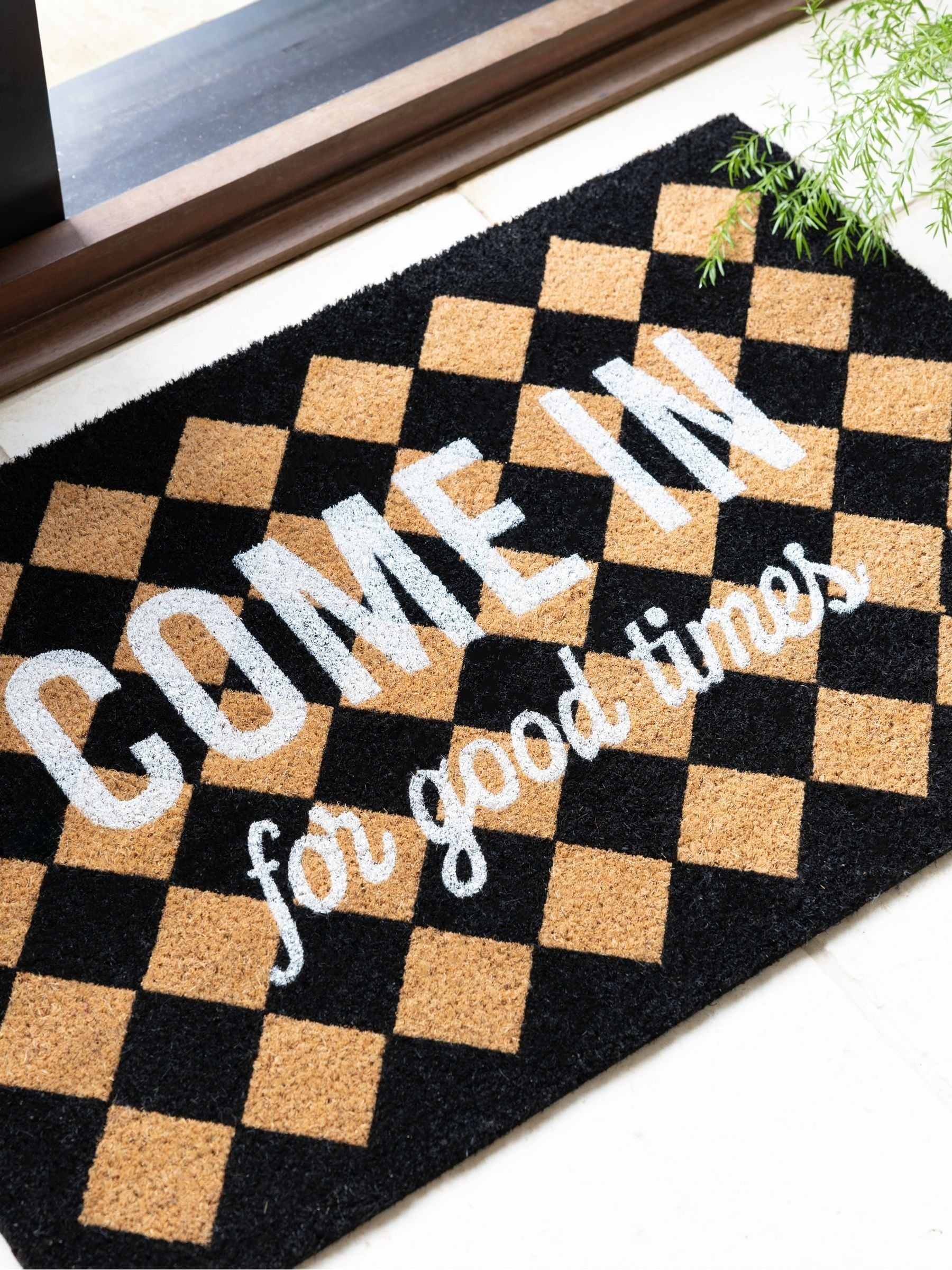 Rockett St George Good Times doormat 100% coir (British brand)