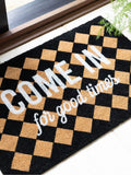 Rockett St George Good Times doormat 100% coir (British brand)